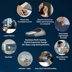 Cheerdots 2 Detachable Air Mouse Wireless Touchpad All-in-one Pocket AI Recording ChatGPT Enabled Mouse Customized Gaming Mouse