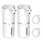 380ml Touchless Liquid Soap Dispenser Foam USB Wall Mounted Smart Display Automatic Infrared Sensor Soap Dispensers Hand Washer