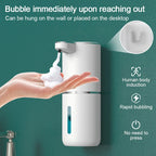 380ml Touchless Liquid Soap Dispenser Foam USB Wall Mounted Smart Display Automatic Infrared Sensor Soap Dispensers Hand Washer