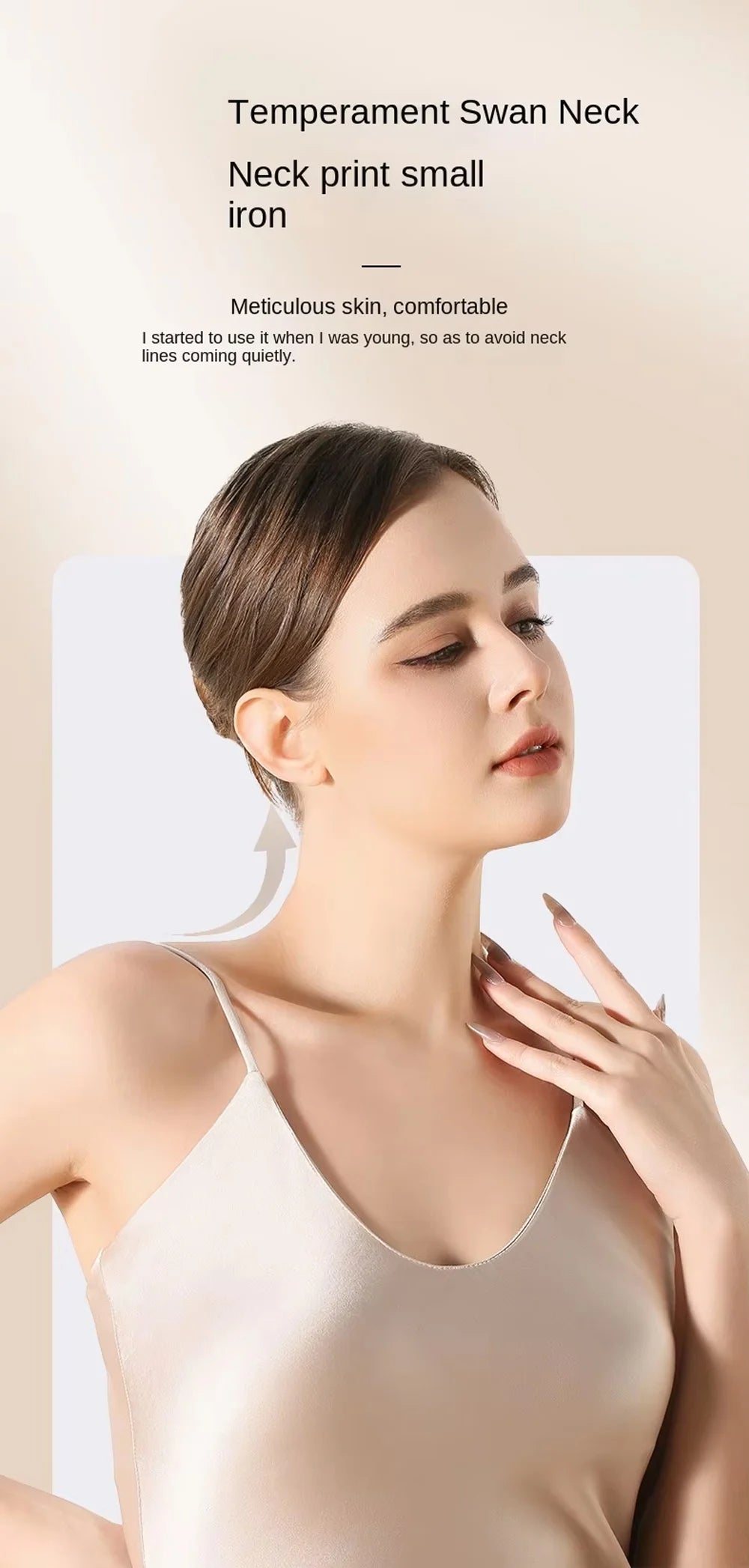 Microcurrent Facial Massager with 3D Roller Neck and Face Slimmer Rechargeable Double Chin Reducer V face Lift Device