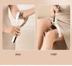 Microcurrent Facial Massager with 3D Roller Neck and Face Slimmer Rechargeable Double Chin Reducer V face Lift Device