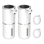380ml Touchless Liquid Soap Dispenser Foam USB Wall Mounted Smart Display Automatic Infrared Sensor Soap Dispensers Hand Washer