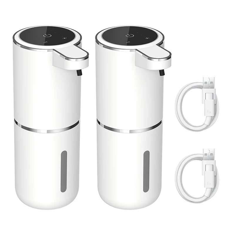 380ml Touchless Liquid Soap Dispenser Foam USB Wall Mounted Smart Display Automatic Infrared Sensor Soap Dispensers Hand Washer