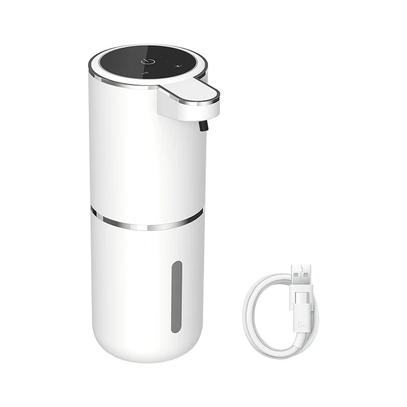 380ml Touchless Liquid Soap Dispenser Foam USB Wall Mounted Smart Display Automatic Infrared Sensor Soap Dispensers Hand Washer